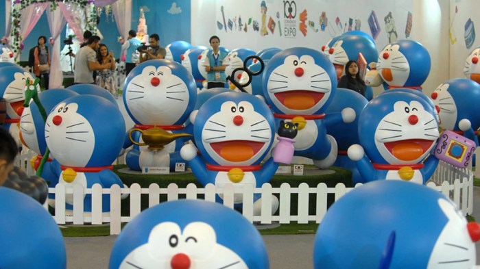 Foto Panggil Hujan, Petani Thailand Gunakan Doraemon Mengapa Anak Lebih Memilih Gadget daripada Doraemon di TV?